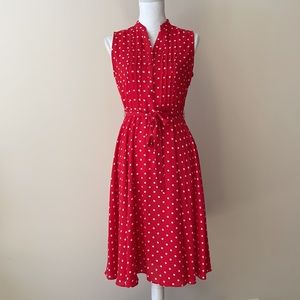 Nanette Lepore Red Polka Dot Dress